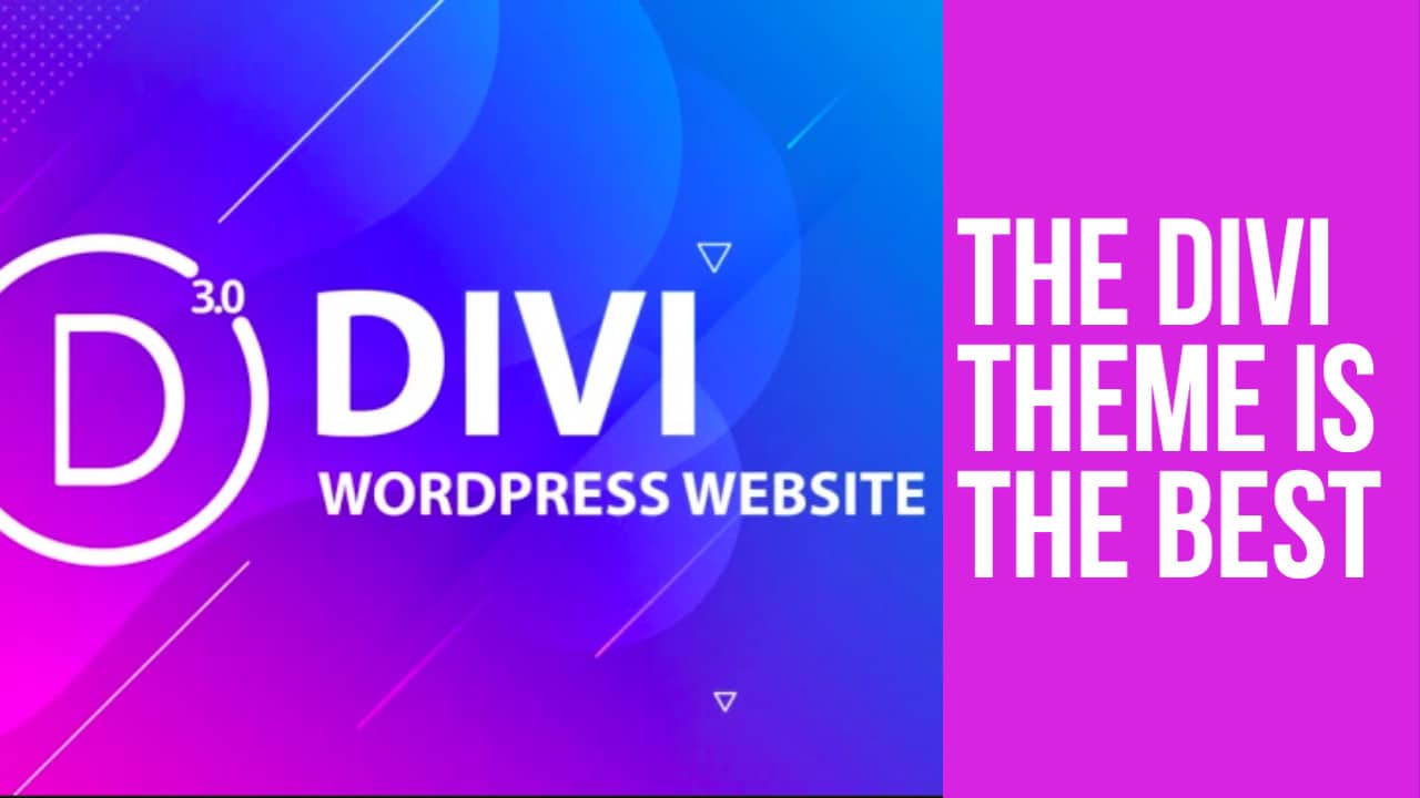 Why we use the Divi Theme to build websites