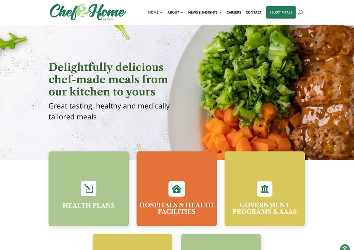 Chef 2 Home Website